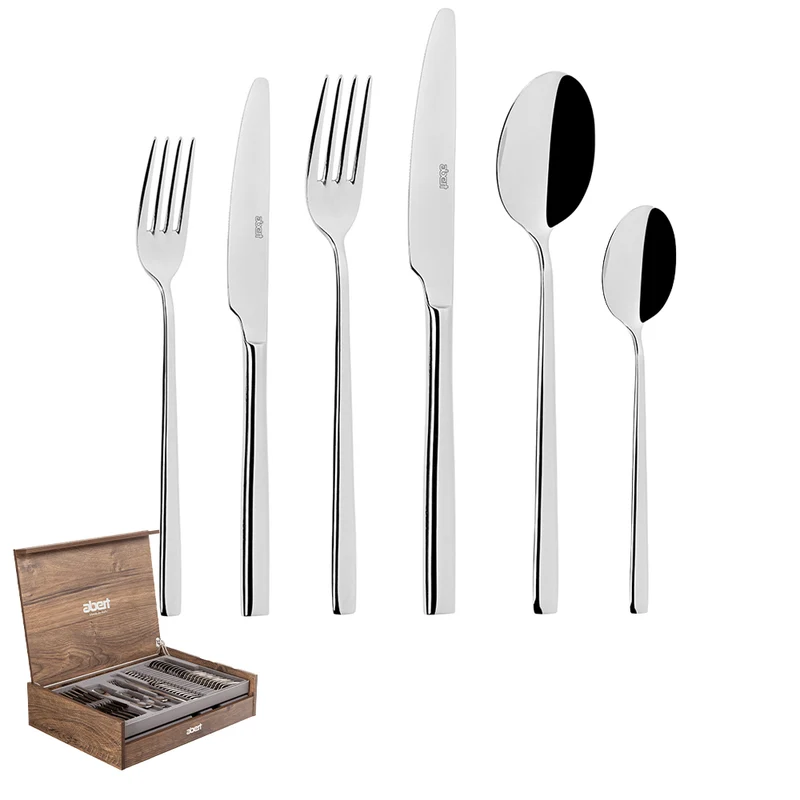 Ergo Servizio Posate In Acciaio Inox Set 75 Pz