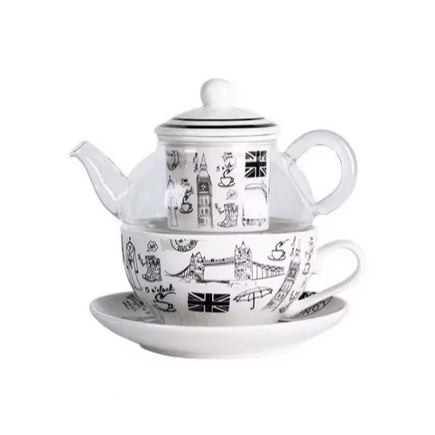 Théière Solitaire en Verre Anglaise 360ml