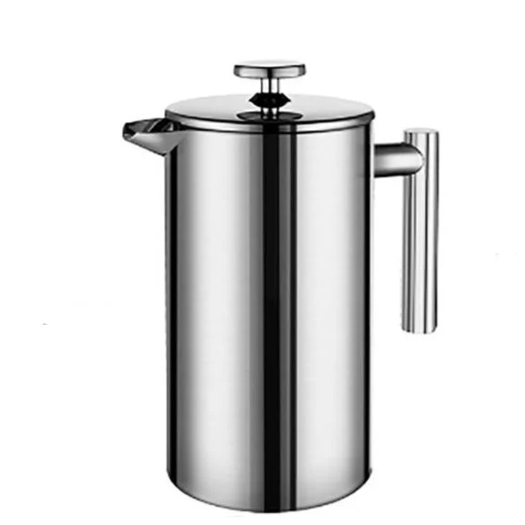 Théière à Piston en Inox 350-1000ml