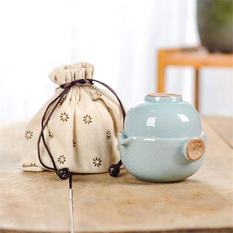 Service à Thé Nomade Ensemble Théière et Tasse 150ml