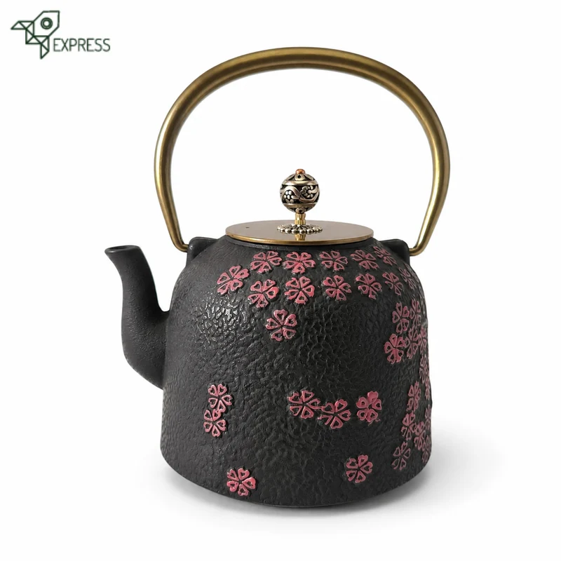 Bouilloire en Fonte Fleur de cerisier 1.2L