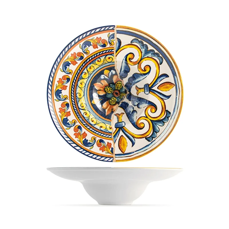 Positano Piatto Fondo Pastabowl In Stoneware Set 6 Pz