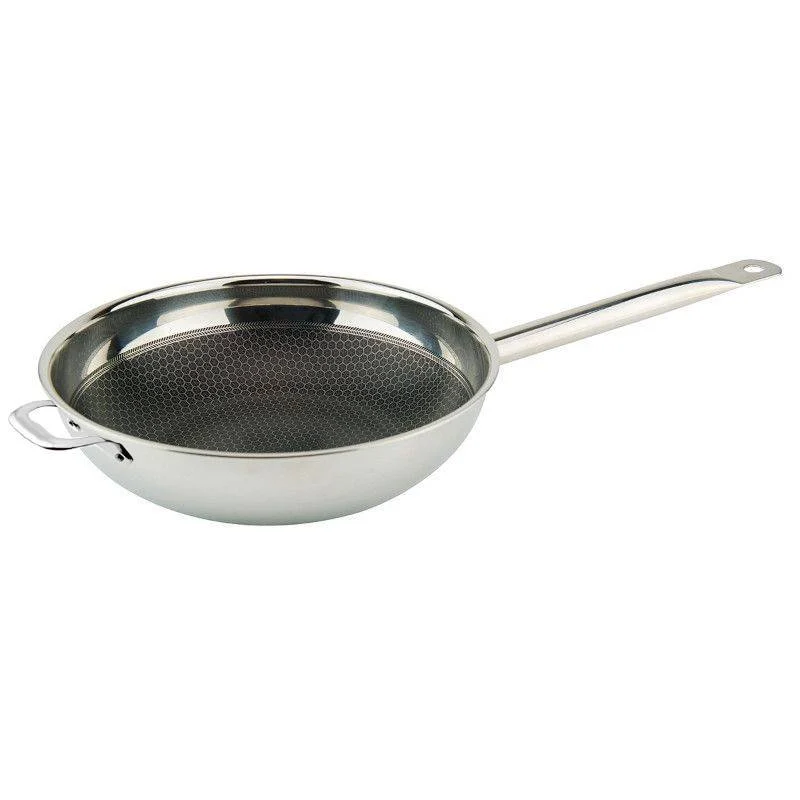 Ax Active Inox Wok Professionale In Acciaio Inox