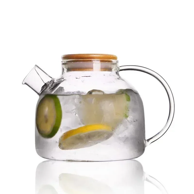 Théière en Verre Pour Fleur de Thé 1L-1.8L
