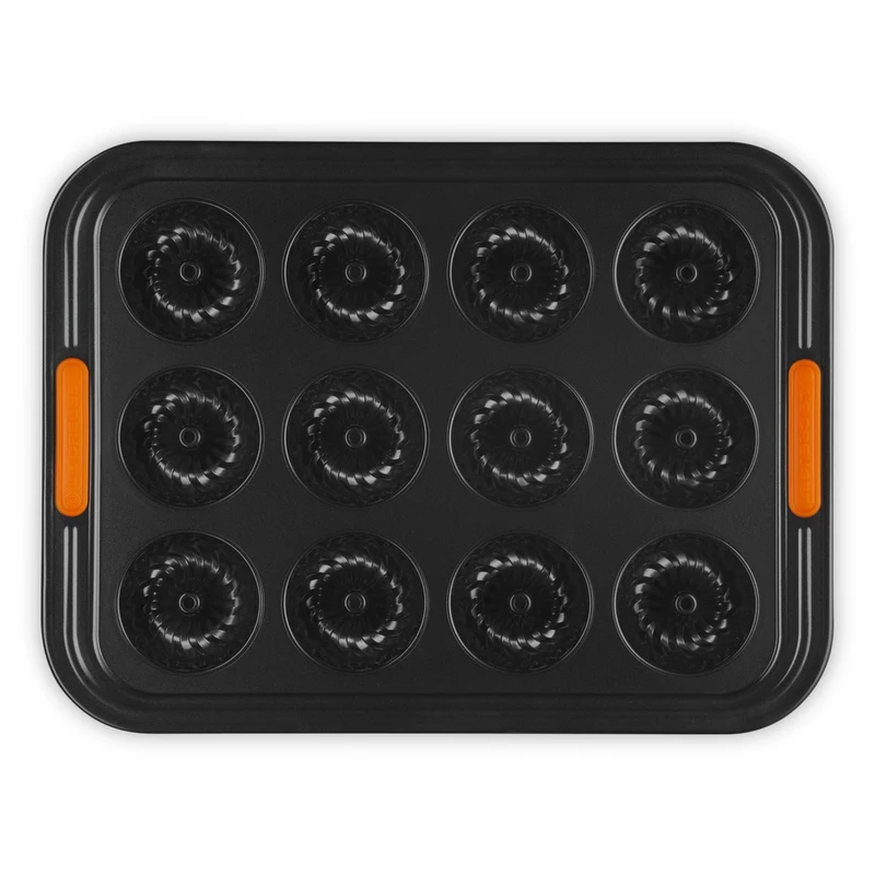 12 Forme - Forme Speciali Stampo Mini Ciambelle Antiaderente In Acciaio al Carbonio