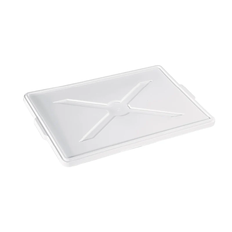 30 x 40 x H10 cm - Coperchio Per Cassetta Portaimpasto Rettangolare In Plastica