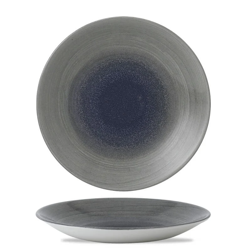 25.5 cm - Stonecast Piatto Fondo Rotondo In Porcellana Vetrificata