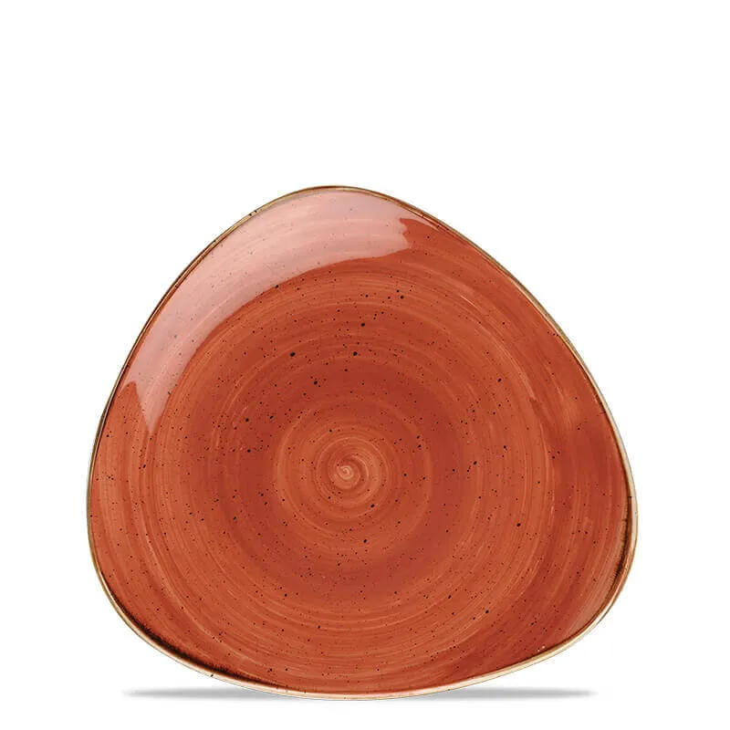 19.2x19.2 cm - Stonecast Piatto Piano Triangolare In Porcellana Vetrificata