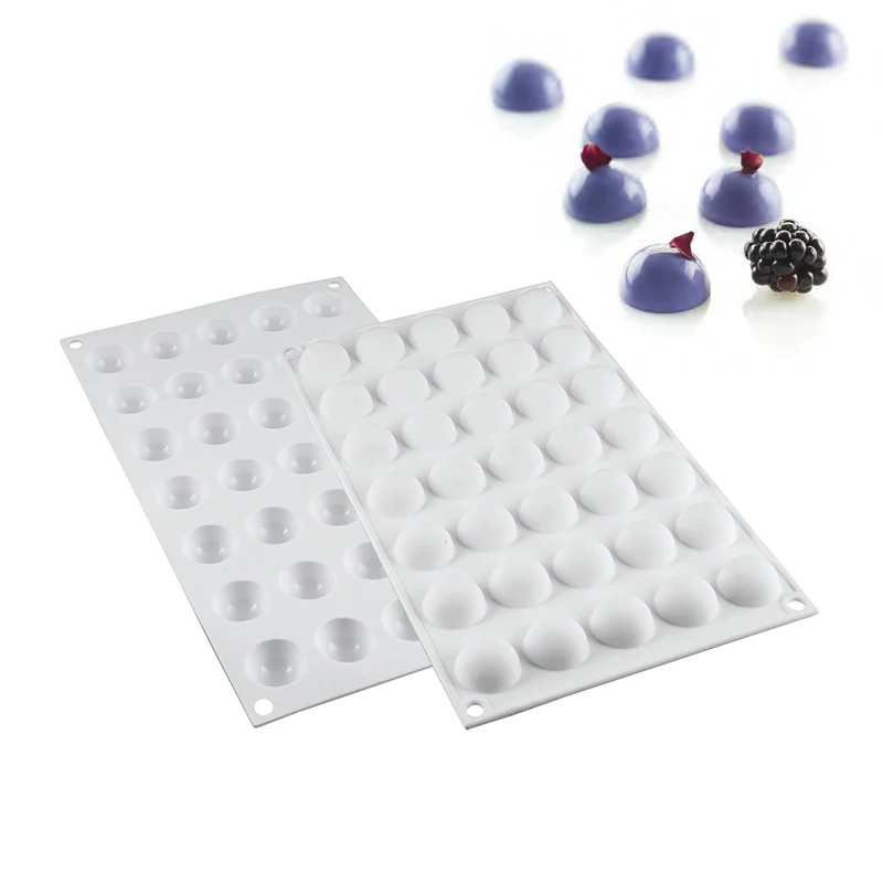 35 Forme Micro Dome Stampo Semisfera In Silicone