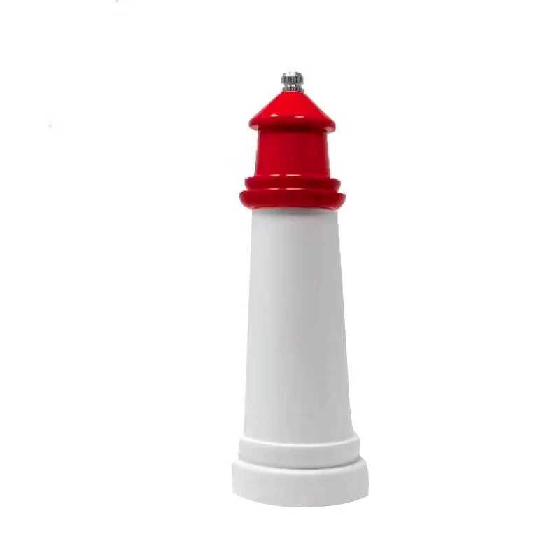 17 cm - Faro Macina Sale E Pepe In Legno Con Macina In Ceramica