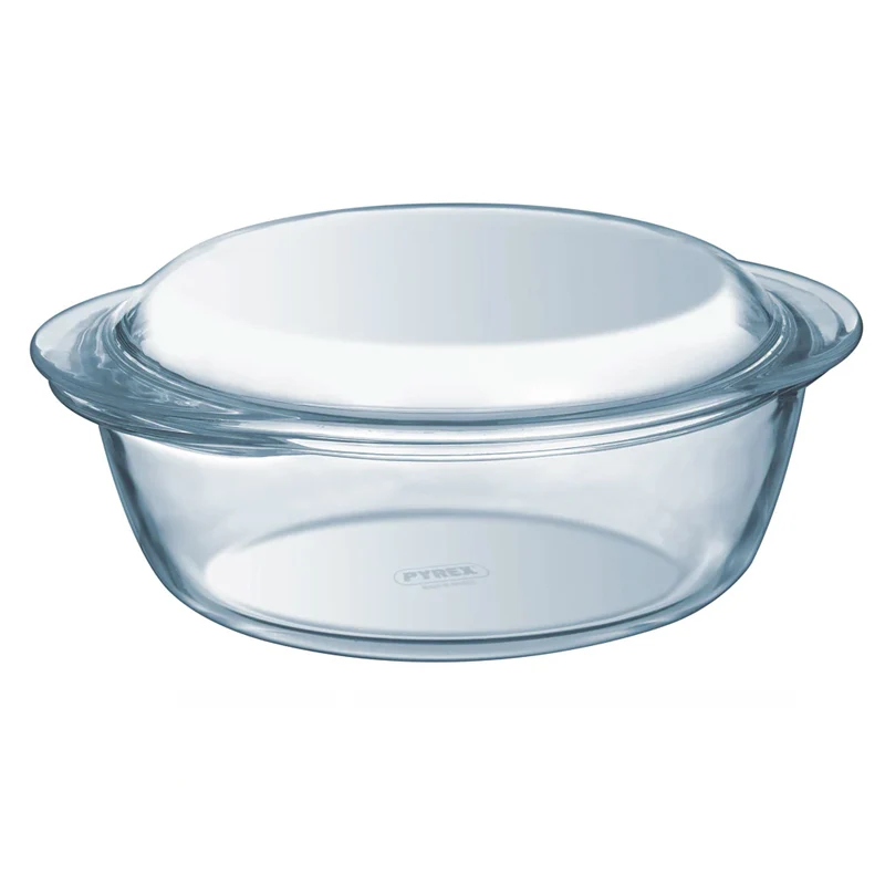 Essentials Casseruola Cuoci Pane Con Coperchio In Vetro Borosilicato