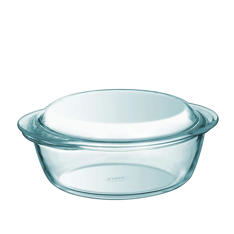 Essential Casseruola Con Coperchio In Vetro Borosilicato