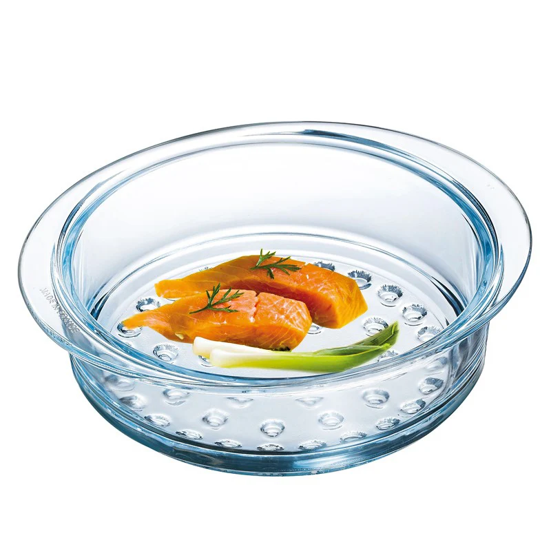 Classic Cestello Vapore Rotondo In Vetro Borosilicato