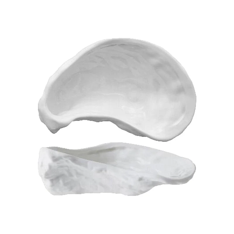 15x9.6 cm - Oyster Coppetta In Porcellana Set 6 Pz