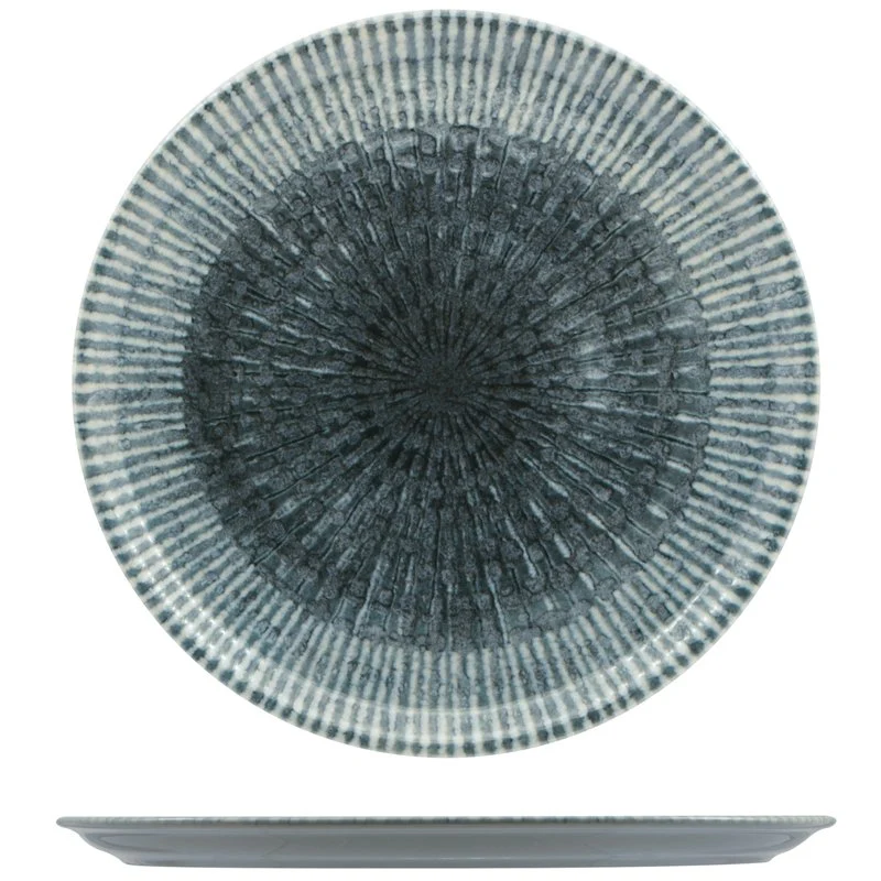 33 cm - Space Piatto Pizza In Porcellana - Set 6 Pz