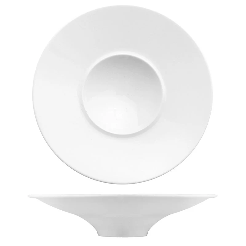 28 cm - Florence Piatto Pasta In Porcellana - Set 6 Pz