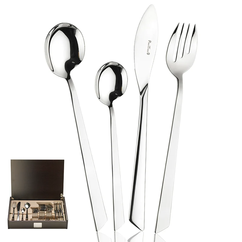Euclide Servizio Posate In Acciaio Inox - Set 24 Pz