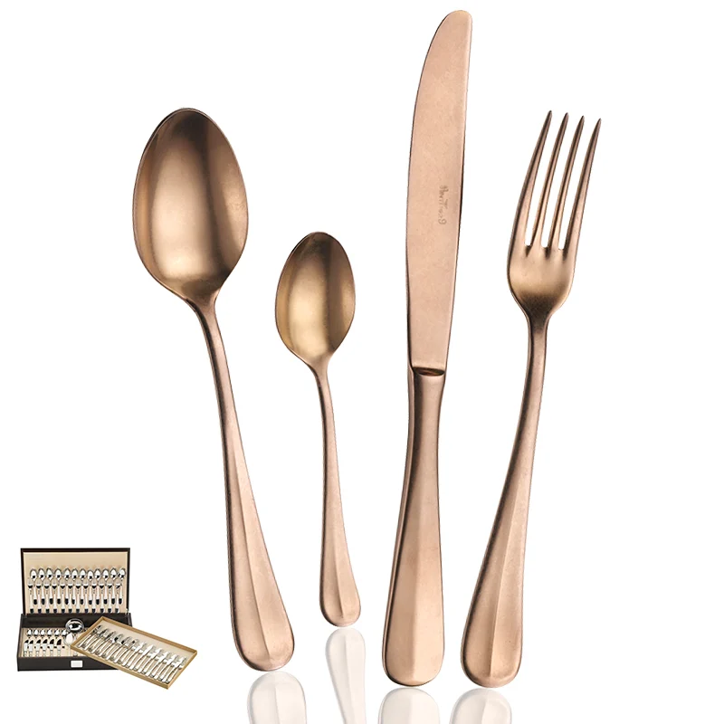 Baguette Servizio Posate In Acciaio Inox - Set 75 Pz