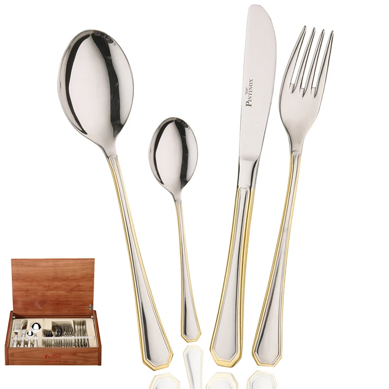America Servizio Posate In Acciaio Inox - Set 24 Pz