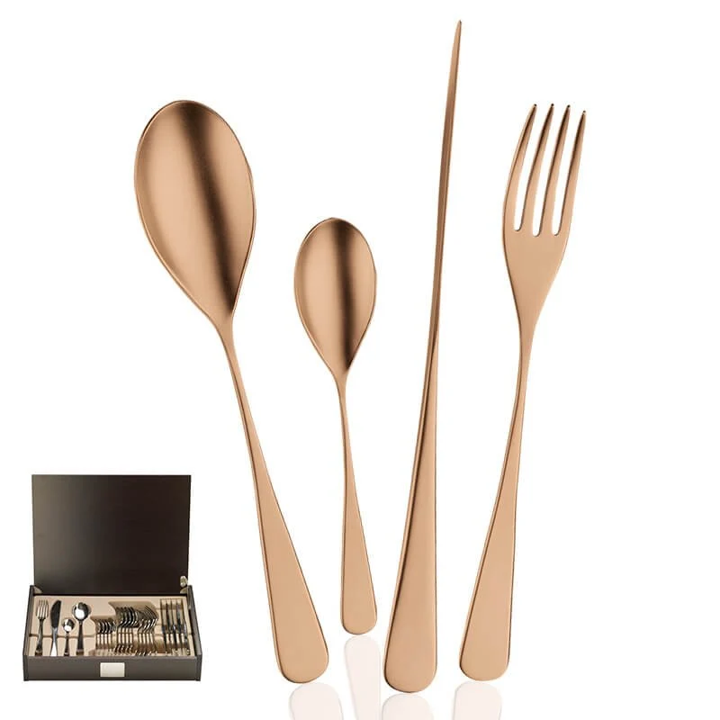 Audrey Servizio Posate In Acciaio Inox - Set 24 Pz