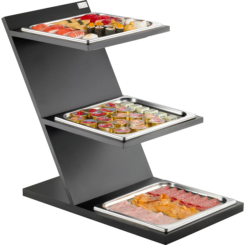 Buffet Alzata In Acciaio Inox
