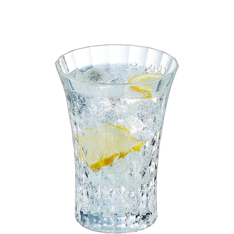 36 cl - Lady Diamond Bicchiere Bibita in Vetro - Set 6 Pezzi