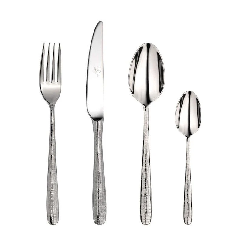 Taras Servizio Posate In Acciaio Inox - Set 24 Pz