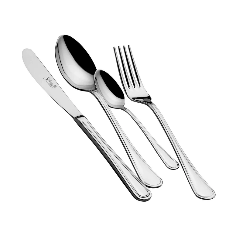 Atlantide Servizio Posate In Acciaio Inox - Set 24 Pz