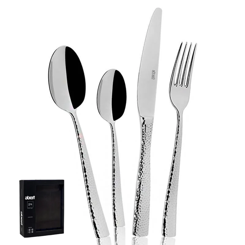 Rinascimento Servizio Posate In Acciaio Inox - Set 24 Pz