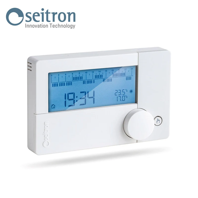 Chronothermostat numérique hebdomadaire Seitron Freetime Evo - TCD02B2