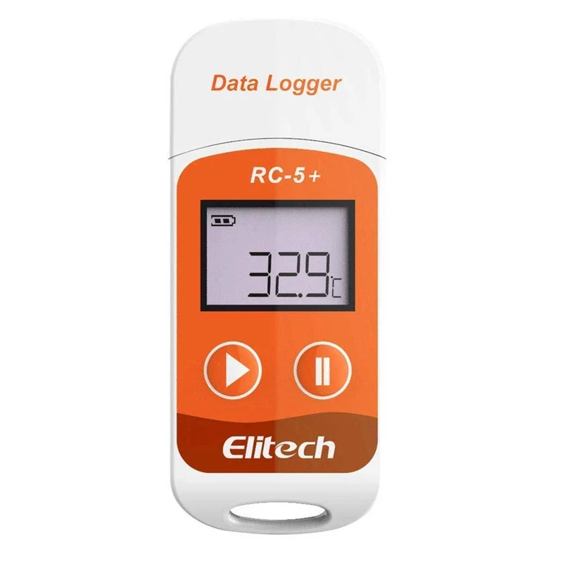 Enregistreur de données Elitech RC-5+, enregistreur de température USB, rapport PDF