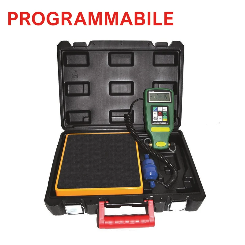 Balance programmable pour charges de gaz réfrigérant - capacité maximale 100 kg