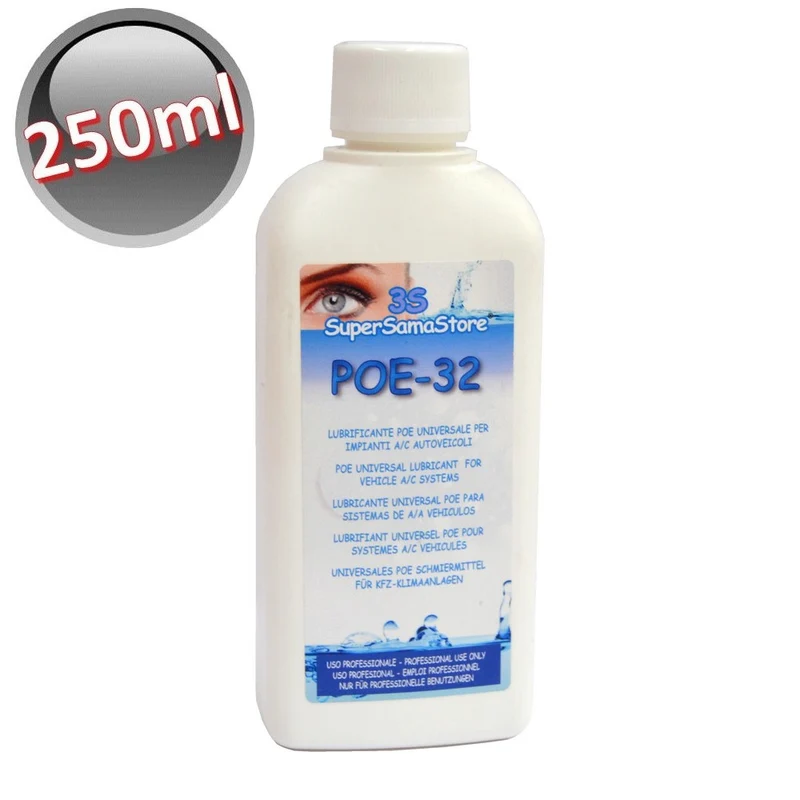 Huile lubrifiante POE 32 pour climatisation et réfrigération - Flacon de 250 ml
