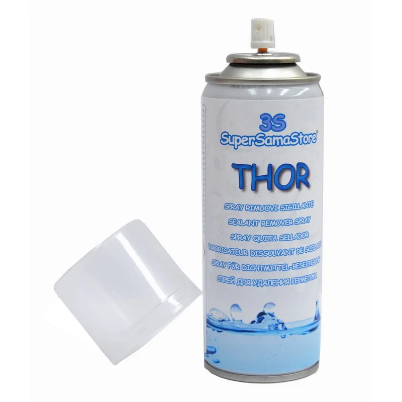 Flacon pulvérisateur THOR 200 ml - Enlève le mastic d'étanchéité des raccords de réfrigérateur