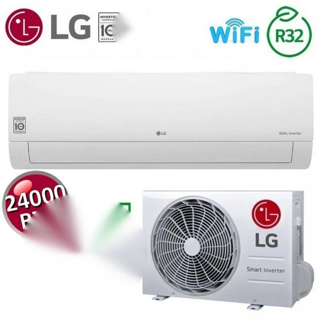 Climatisation mono split LG Libero SMART WiFi 24000 btu 7,0 kw A++ A+