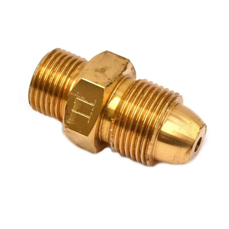 Raccord adaptateur en laiton pour détendeur de CO2 et bouteille d'argon
