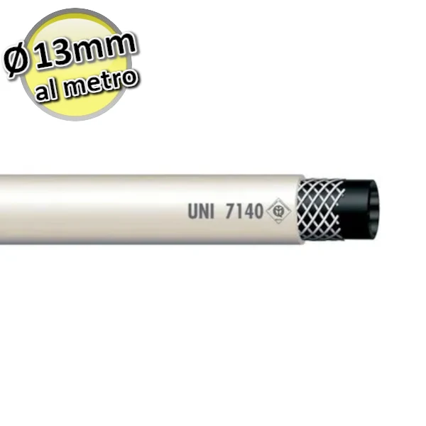Tuyau en caoutchouc pour gaz méthane Ø 13 mm - UNI-CIG 7140/72 - PRIX PAR MASSE