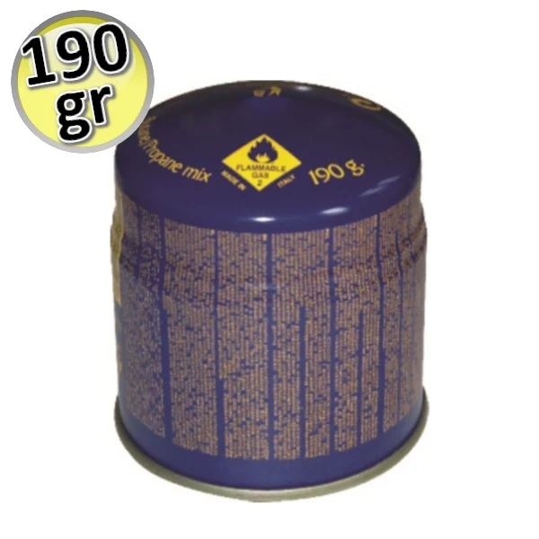 Cartouche de gaz butane de 190 g - Pour fer à souder piézoélectrique
