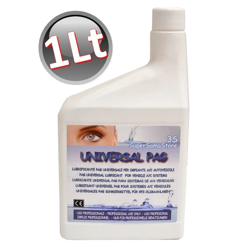 Huile lubrifiante universelle pour compresseur PAG, bouteille de 1 L