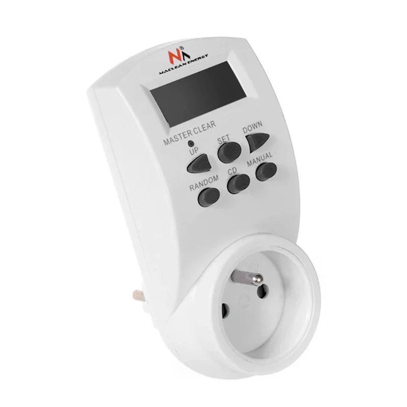 Programmateur de prise de minuterie numérique hebdomadaire Schuko