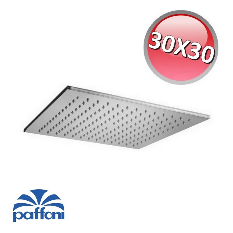 Pommeau de douche carré 30x30 cm - Syncro King Paffoni