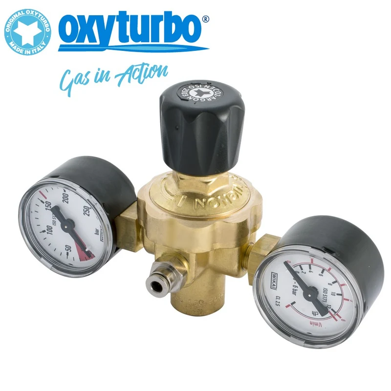Détendeur MIGNON pour mélange CO2-ARGON - 2 manomètres pour soudage MIG/MAG