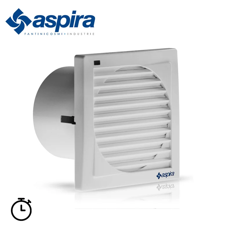 Aspirateur hélicoïdal EVM 10/4'' avec minuterie pour tuyau Ø 100 mm - Aspira Fantini