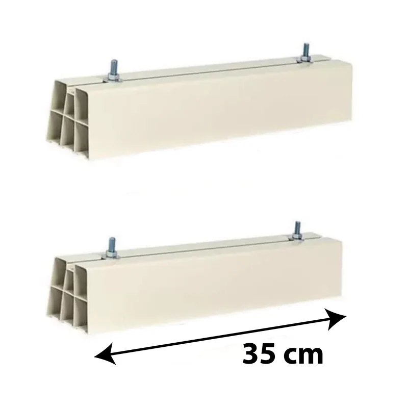 Paire de pieds de sol pour groupes de condensation - 350 mm