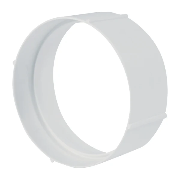 Manchon circulaire Ø 100 pour tuyau en plastique de hotte de cuisine VMC