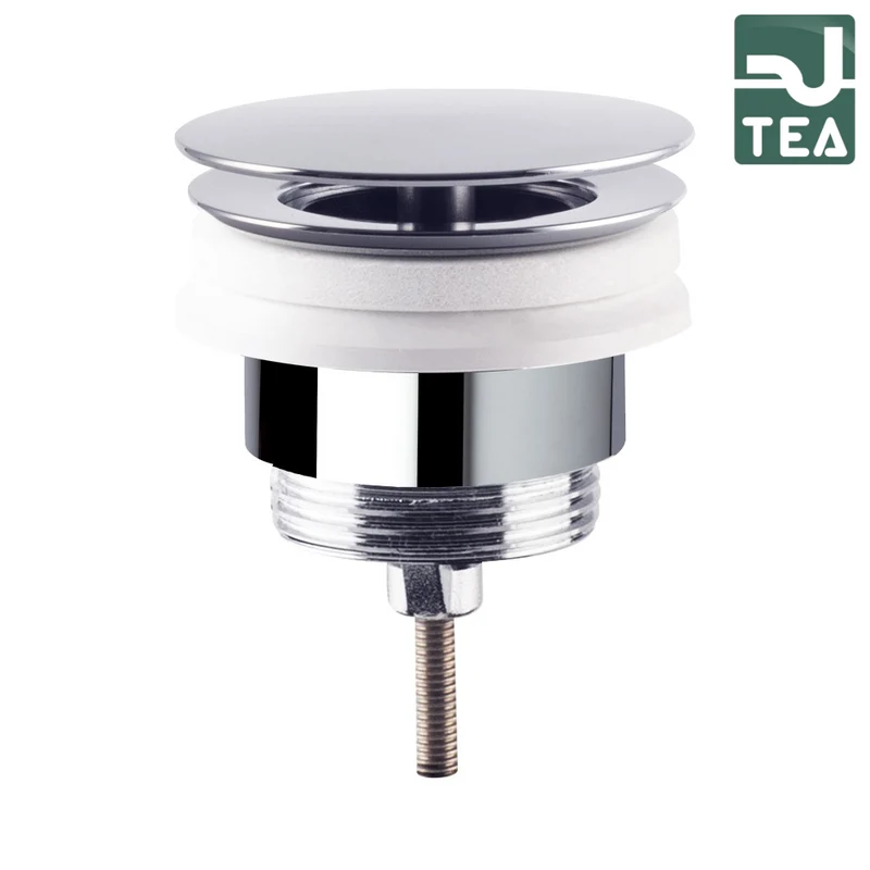 Bonde de vidange à flux libre en laiton chromé pour lavabo et bidet - 7542.710.5