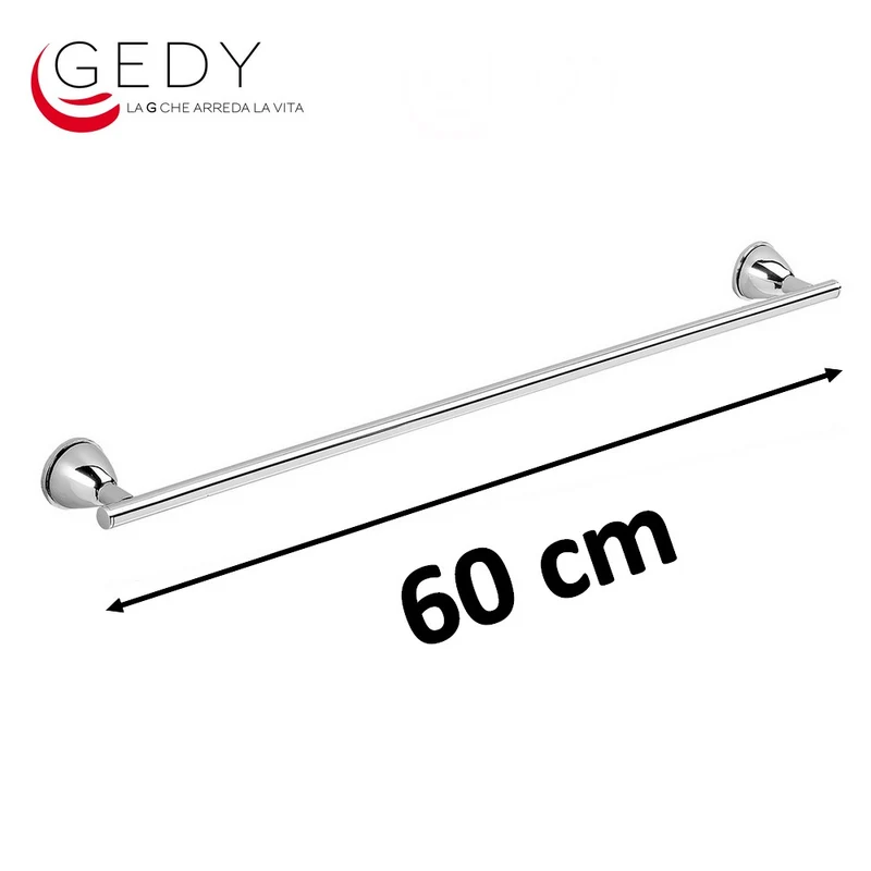 Porte-serviettes mural 60 cm - GENZIANA GEDY