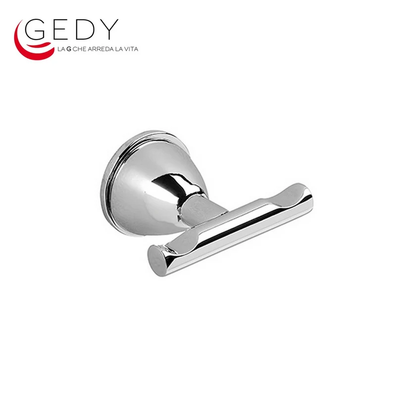 Porte-manteau double en acier - GENZIANA GEDY