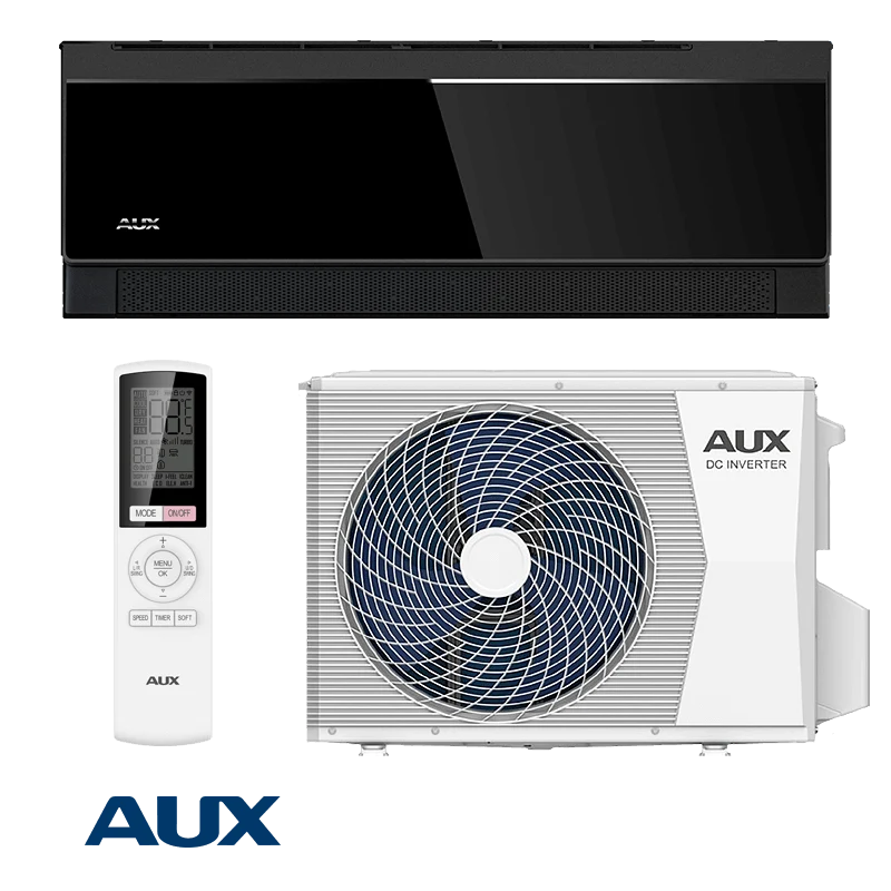 Climatiseur Inverter AUX C+++ ASW-H24G3A4/CBR3DI-B9 — Noir