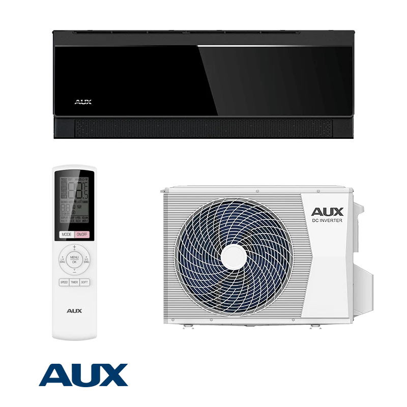 Climatiseur Inverter AUX C+++ ASW-H09B7A4/CBR3DI-C3 — Noir